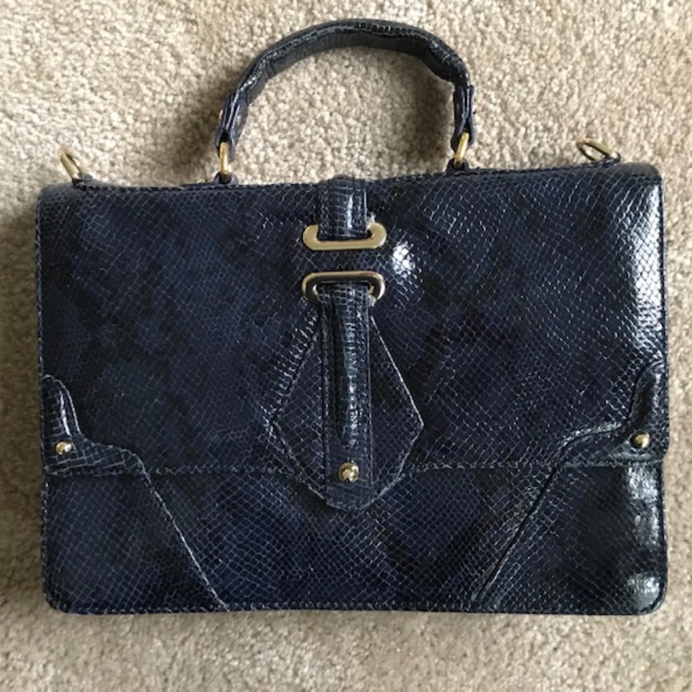 REBECCA MINKOFF SNAKESKIN COLLECTION BAG